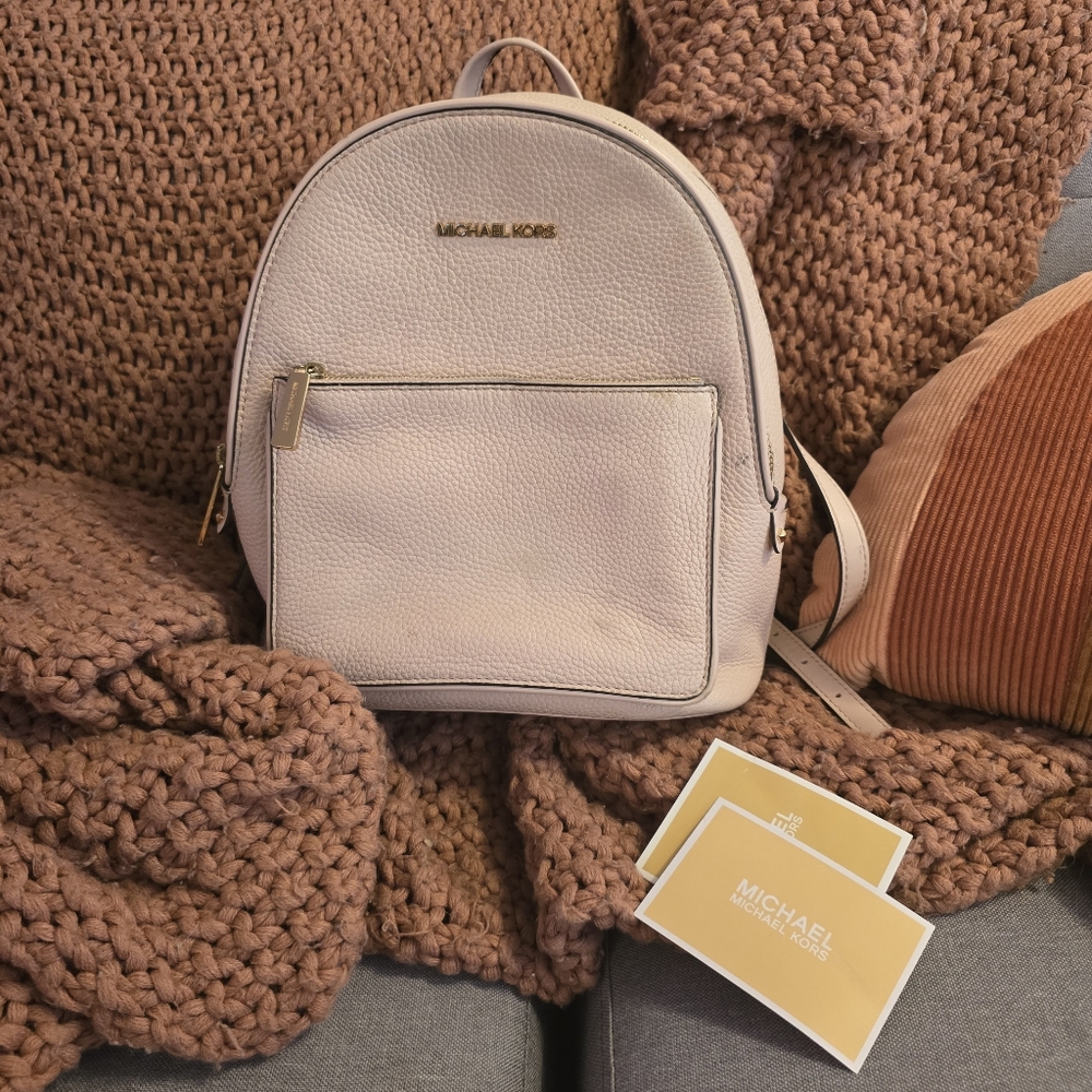 Micheal Kors Light Pink Mini Backpack